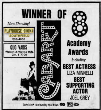 Playhouse Cinema - April 1973 Ad (newer photo)